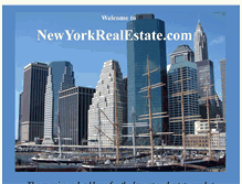 Tablet Screenshot of newyorkrealestate.com